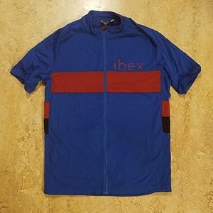 Ibex wool cycling jersey